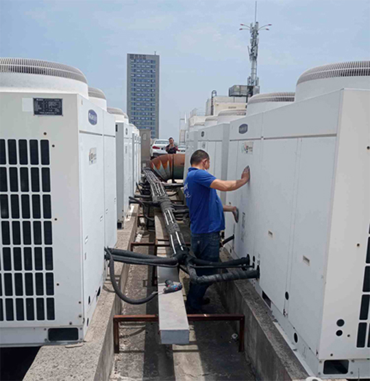 石台中央空调制热和不制冷系统维修方法